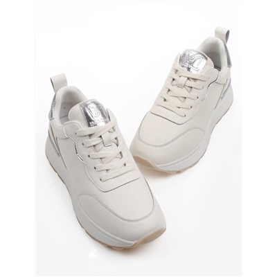 03-A9068-2 MILK Кроссовки женские (натуральная кожа)