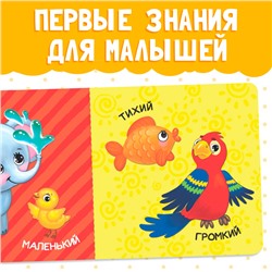 Картонная книга «Большой и маленький», 10 стр.