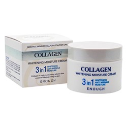 Крем осветляющий с коллагеном Enough Collagen 3 In 1 Cream