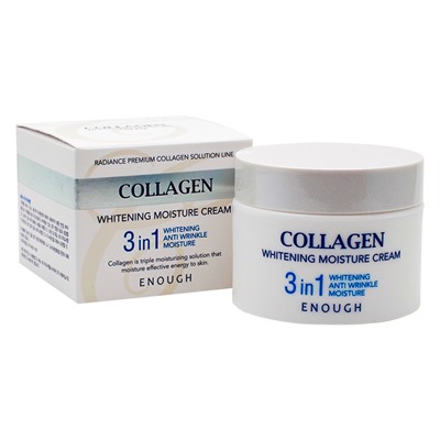 Крем осветляющий с коллагеном Enough Collagen 3 In 1 Cream
