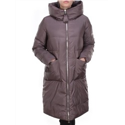 2119 DARK GREY Пальто зимнее женское MELISACITI (200 гр. холлофайбер)