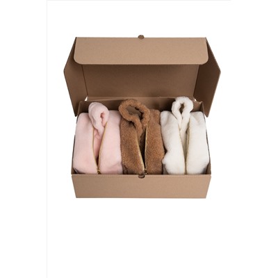 Набор косметичек Тедди пудра