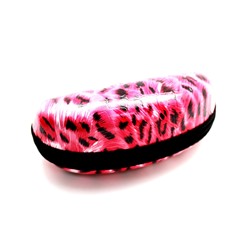 Футляр солнце на молнии №46 леопард крокодил розовый