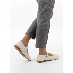 06-DLG27-2 LT. BEIGE Туфли женские (натуральная кожа)