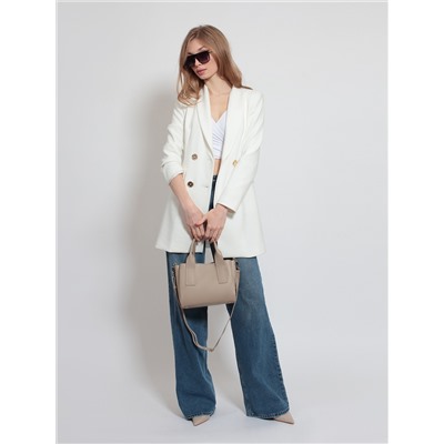 Женская кожаная сумка Richet 3101LN 930 Бежевый