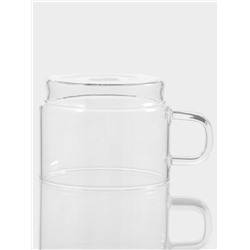 Кружка Magistro «Боттом», 250 мл, 10.5×6.2 см штабелируемая, боросиликатное стекло, прозрачная