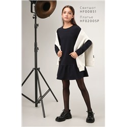 Платье из футера для девочки Happyfox