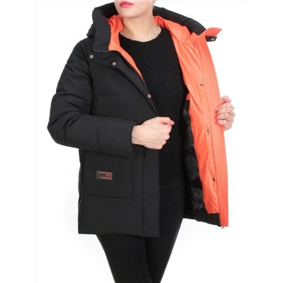 YM 2102 BLACK Куртка зимняя женская MARIA (200 гр. холлофайбера)