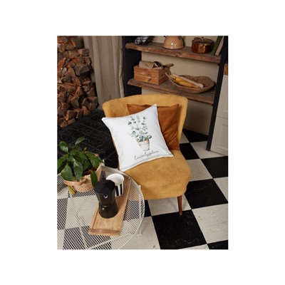 Наволочка декоративная «Этель. Эвкалипт» (вид 2), 48×48 см, хлопок 100%