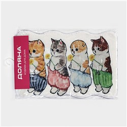 Коврик для дома Доляна «Котята», для детей, 39,5×60,5 см