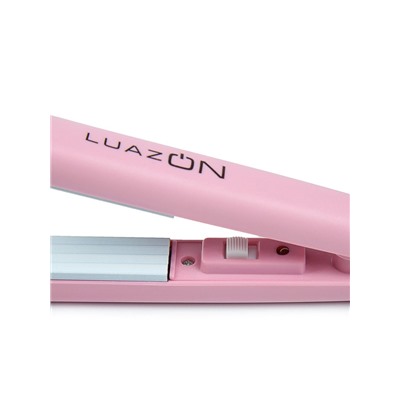Щипцы-гофре Luazon LW-26, мини, 25 Вт, керамическое покрытие, 65×15 мм, до 160 °C, розовые