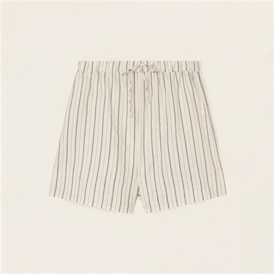 Шорты домашние женские SL HOME Linen, белые