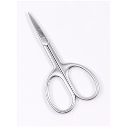Ножницы маникюрные «Premium satin», узкие, прямые, матовые, 9.6 см