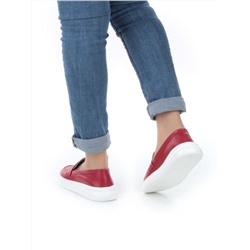 03-ZL-8501 DK. RED Полуботинки женские (натуральная кожа)