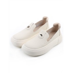 03-M37-15 MILK Полуботинки женские (натуральная кожа)