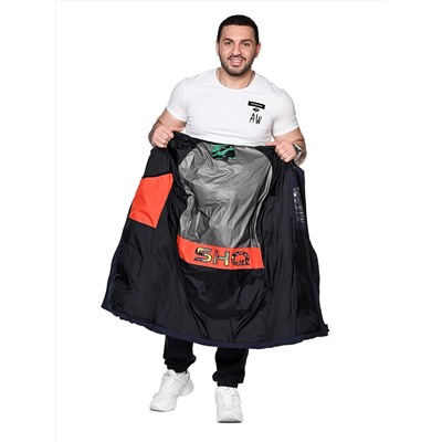 Пальто A-078 Темно-синий