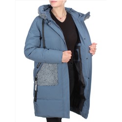 2197-2 BLUE Пальто зимнее женское OLAYEETE (200 гр. холлофайбера)