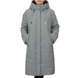1132 GRAY Пальто зимнее облегченное женское (холлофайбер 150 гр.)