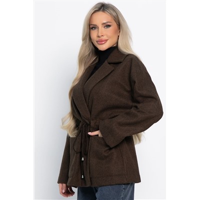 Пальто-пиджак (шоколад) Б15088-7М