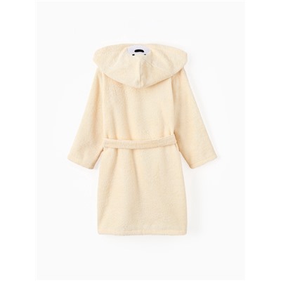 Халат махровый детский «Этель. Мишка», размер 32, бежевый