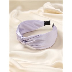 Ободок для волос QF «Трейси», 4 см, сиреневый