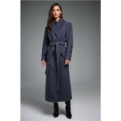 DiLiaFashion 0879 серый, Пальто