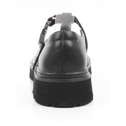 06-DLG06-1 BLACK Туфли женские (натуральная кожа)