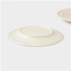 Тарелки Magistro Jarwah Lugerne, 25.4×2.4 см, набор 2 шт., фарфор, молочные