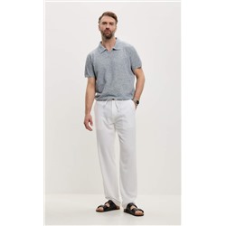 Брюки лен F111-0855 white