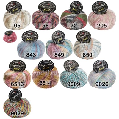 Пряжа Сеам Angora Fine Print