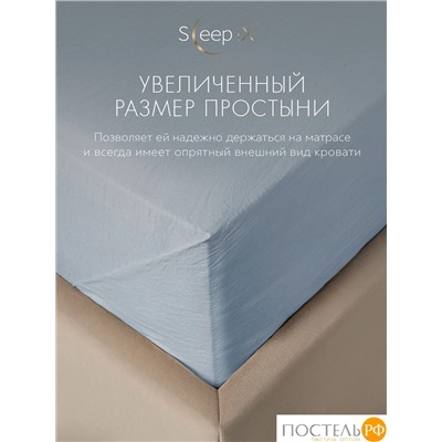 SleepiX ЮКО зел/голуб КПБ 145х215-1/180х220-1/50х70-2, 4 пр., модал/бамбук