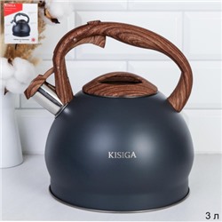 Чайник 3,0 л, ручка Soft Touch/ KISIGA / KGW-415 /уп 12/ 0,76/индукция /трехслойное дно