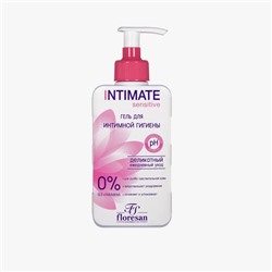 Флоресан INTIMATE Деликатный гель для интимной гигиены с экстрактом лепестков розы"Sensitive" 250мл (Ф-270)