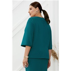 Lissana 4825 изумруд, Юбка,  Джемпер