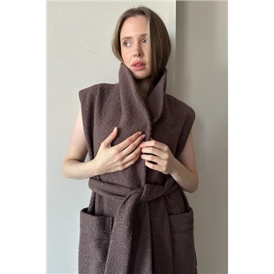 Жилет  LAMB079/01/Кофейный