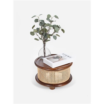 Столик кофейный, 40×40×25 см, манговое дерево, коричневый