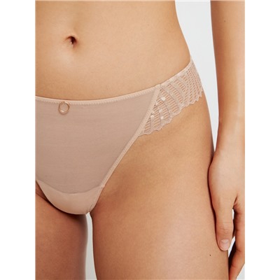 Трусы стринг жен Ksimena бежевый Infinity Lingerie