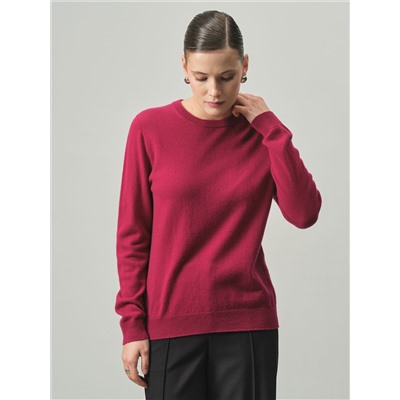 Джемпер из кашемира женский KW040797-E баклажановый
