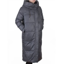 8310 DK. GRAY Пальто зимнее женское (200 гр. холлофайбер)