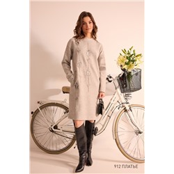 NiV NiV fashion 912 бежевый-меланж, Платье