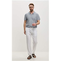 Брюки лен F111-0855 white