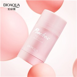 Глиняная маска стик от черных точек с экстрактом персика Bioaqua, 40 г