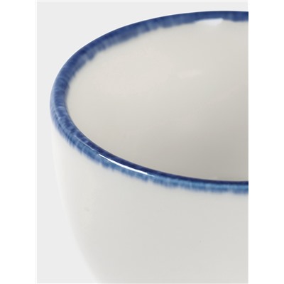 Чайная пара Magistro Blue Lagoon, 2 предмета: чашка 220 мл, блюдце d=15.5 см, фарфор, белая