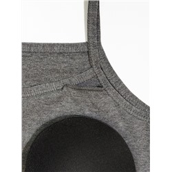 4012-23 Топ для девочки темно-серый (BAYKAR)