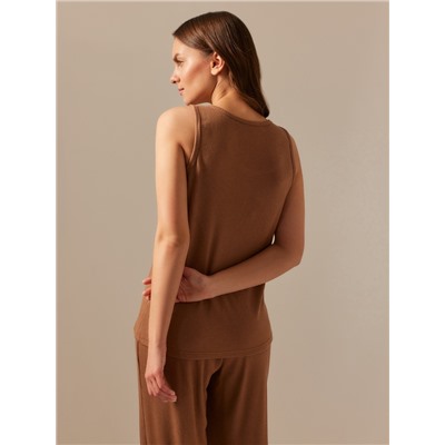 Майка домашняя женская SL HOME Soft Home, кофейная