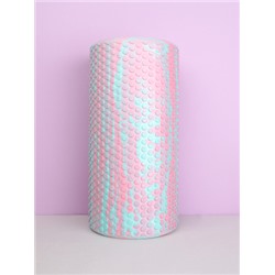 Ролик массажный спортивный Woohooo СELL 30x15/ розово-голубой /уп10