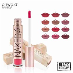 Набор матовых блесков для губ O.Two.O Naked4 12 оттенков