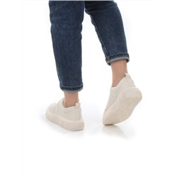 05-PDL255-2 BEIGE Кроссовки женские (натуральная кожа)