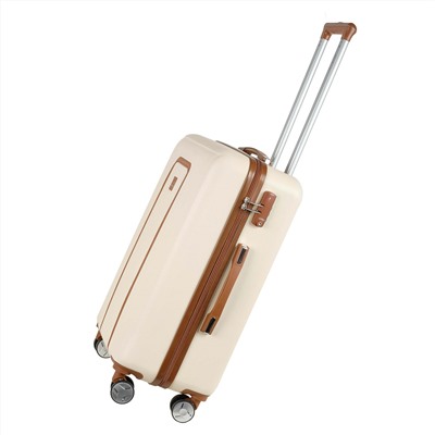 Чемодан S пластик малый РР5509 (3-ой) 24" (Бордовый)