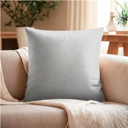 Наволочка декоративная «Этель» Glare, 45×45 см, серая